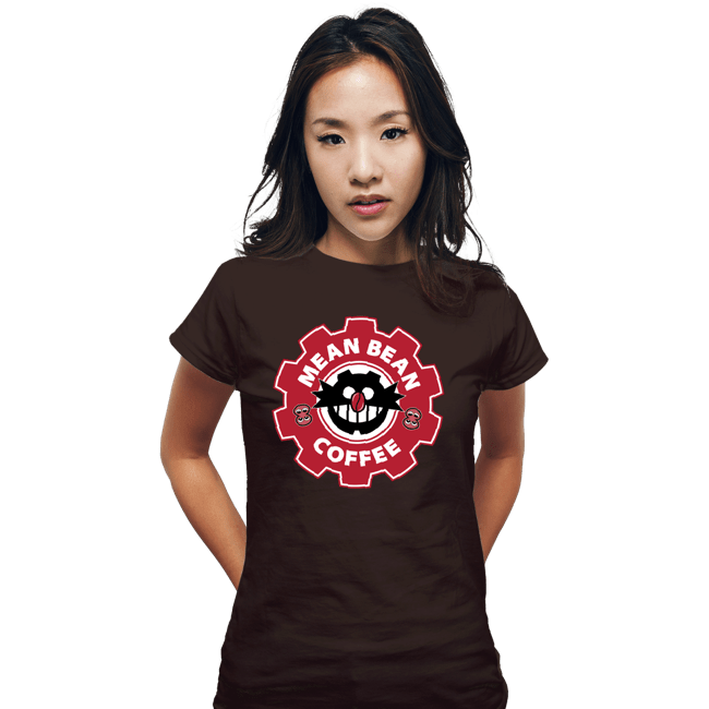 Secret_Shirts Fitted Shirts, Woman / Small / Black Mean Bean Coffee
