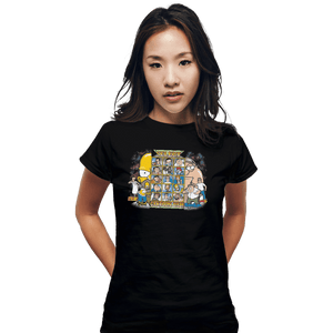 Secret_Shirts Fitted Shirts, Woman / Small / Black Clash Of Toon Dads Secret Sale