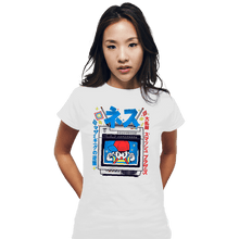 Load image into Gallery viewer, Secret_Shirts Fitted Shirts, Woman / Small / White Retro Player
