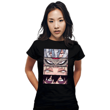 Load image into Gallery viewer, Daily_Deal_Shirts Fitted Shirts, Woman / Small / Black MHA Villains Eyes
