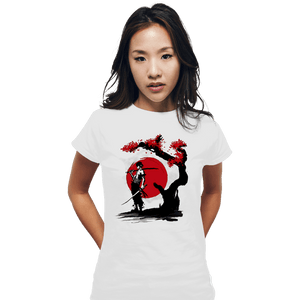 Shirts Fitted Shirts, Woman / Small / White Swordsman Pirate