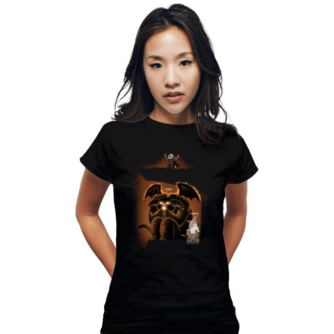 Daily_Deal_Shirts Fitted Shirts, Woman / Small / Black Wizardly Shenangigans