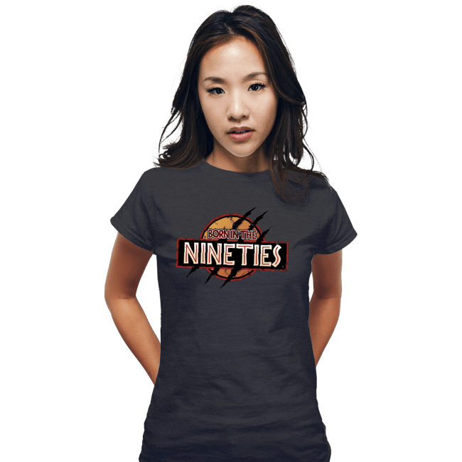 Shirts Fitted Shirts, Woman / Small / Dark Heather Born In The Nineties