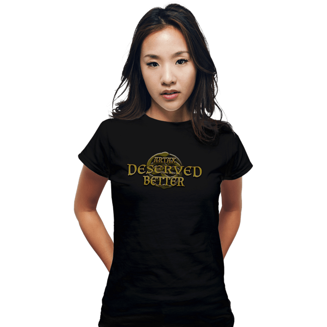 Shirts Fitted Shirts, Woman / Small / Black Artax Deserved Better