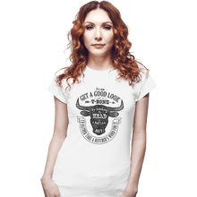 Load image into Gallery viewer, Shirts Fitted Shirts, Woman / Small / White T-Bone
