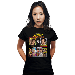 Secret_Shirts Fitted Shirts, Woman / Small / Black Street Frasier