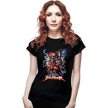 Load image into Gallery viewer, Shirts Fitted Shirts, Woman / Small / Black Love &amp; Thunder
