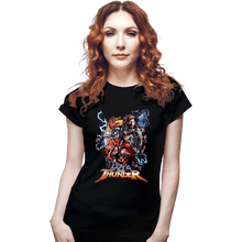 Load image into Gallery viewer, Shirts Fitted Shirts, Woman / Small / Black Love &amp; Thunder
