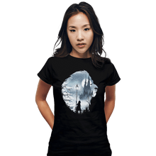 Load image into Gallery viewer, Shirts Fitted Shirts, Woman / Small / Black Mystical Winter
