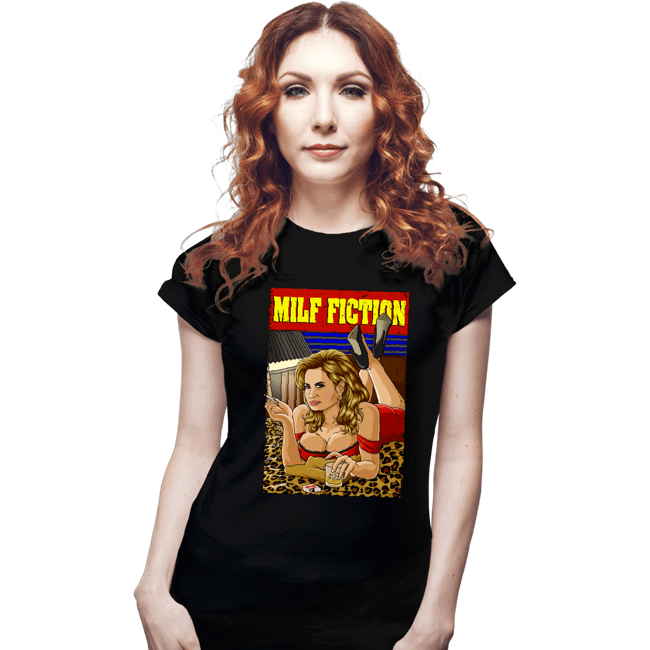 Secret_Shirts Fitted Shirts, Woman / Small / Black Milf Fiction