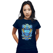 Load image into Gallery viewer, Secret_Shirts Fitted Shirts, Woman / Small / Navy Angemon!
