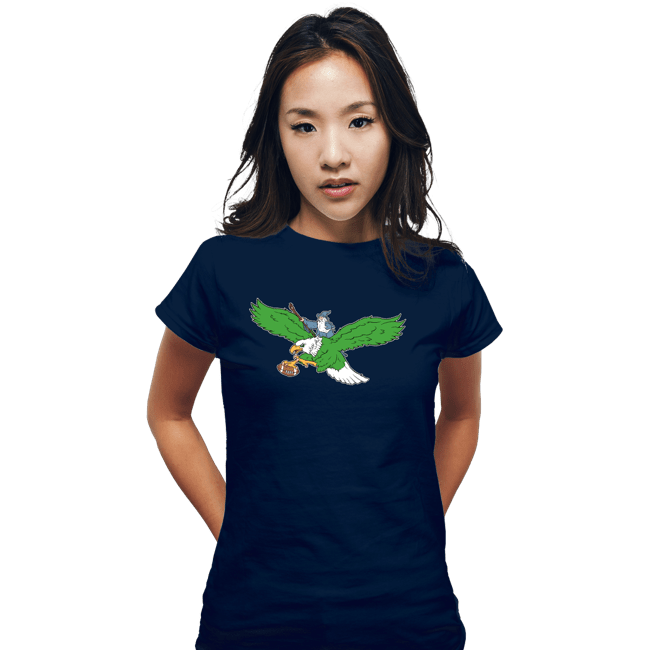 Daily_Deal_Shirts Fitted Shirts, Woman / Small / Navy Philly Fantasy