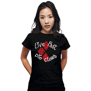 Secret_Shirts Fitted Shirts, Woman / Small / Black Die Clown