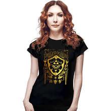 Load image into Gallery viewer, Daily_Deal_Shirts Fitted Shirts, Woman / Small / Black Timeless Ocarina
