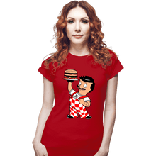 Load image into Gallery viewer, Shirts Fitted Shirts, Woman / Small / Red Big Bob&#39;s
