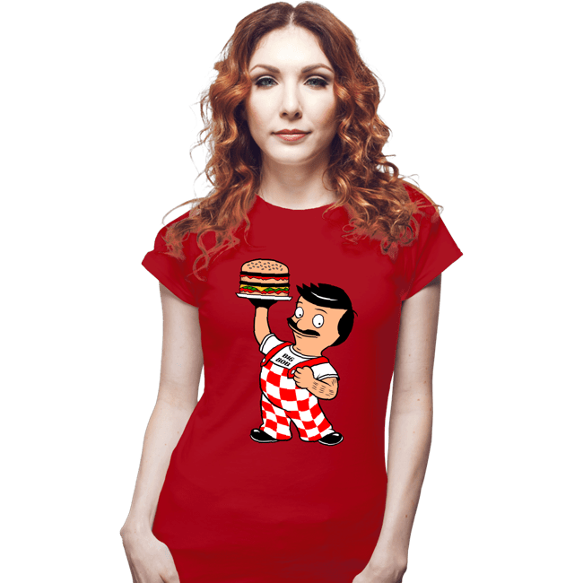 Shirts Fitted Shirts, Woman / Small / Red Big Bob's