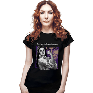 Secret_Shirts Fitted Shirts, Woman / Small / Black No Power Over Me Secret Sale