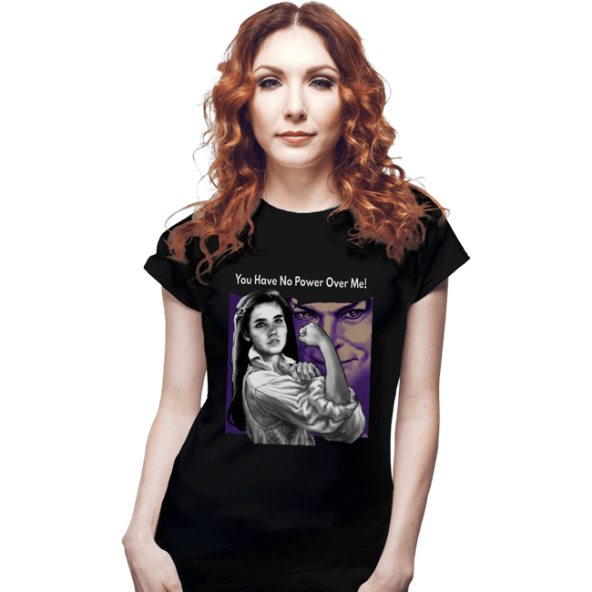 Secret_Shirts Fitted Shirts, Woman / Small / Black No Power Over Me Secret Sale