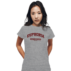 Secret_Shirts Fitted Shirts, Woman / Small / Sports Grey Euphoria High School