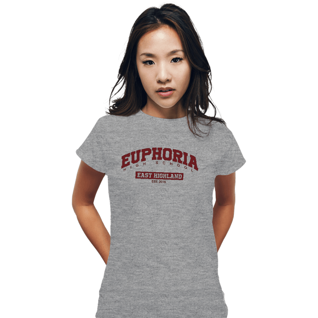 Secret_Shirts Fitted Shirts, Woman / Small / Sports Grey Euphoria High School