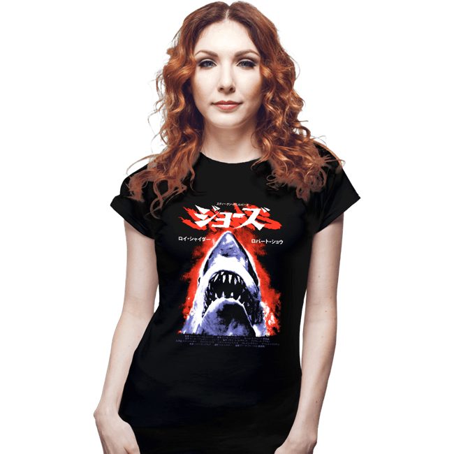 Shirts Fitted Shirts, Woman / Small / Black Jaws
