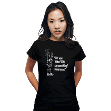 Load image into Gallery viewer, Secret_Shirts Fitted Shirts, Woman / Small / Black Oh Wow
