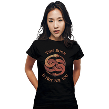 Load image into Gallery viewer, Secret_Shirts Fitted Shirts, Woman / Small / Black The Endless Book
