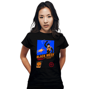 Daily_Deal_Shirts Fitted Shirts, Woman / Small / Black Black Mesa NES