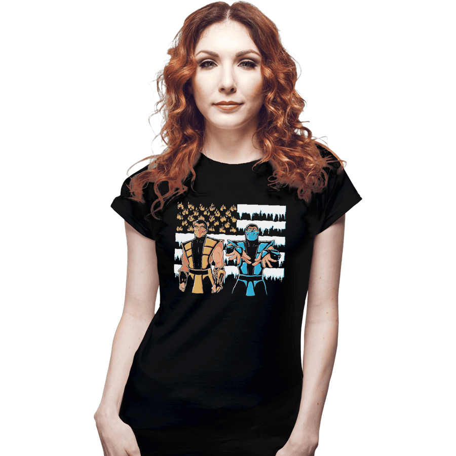 Shirts Fitted Shirts, Woman / Small / Black Black Dragonia