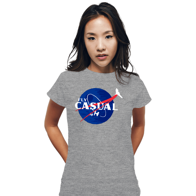 Shirts Fitted Shirts, Woman / Small / Sports Grey Fly Casual