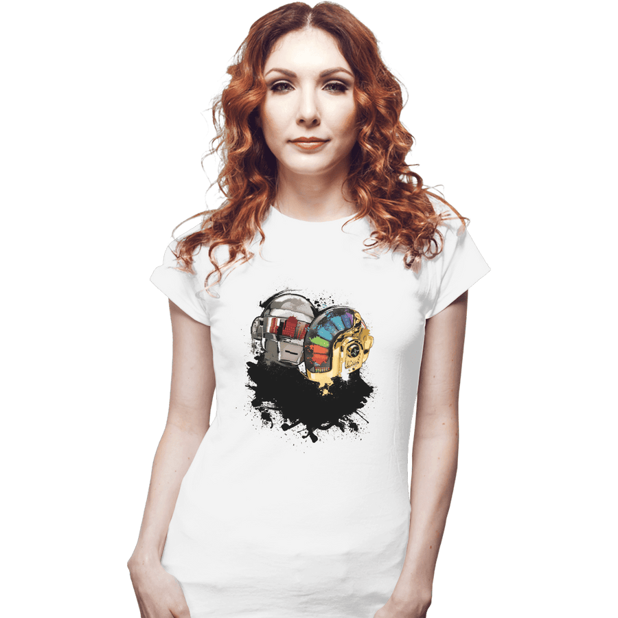 Shirts Fitted Shirts, Woman / Small / White Robot Touch