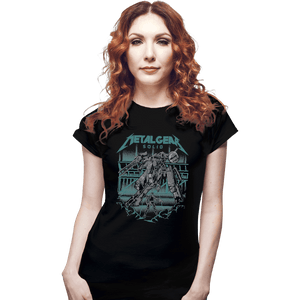 Shirts Fitted Shirts, Woman / Small / Black Heavy Metal Gear