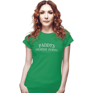 Shirts Fitted Shirts, Woman / Small / Irish Green Paddy's Pub