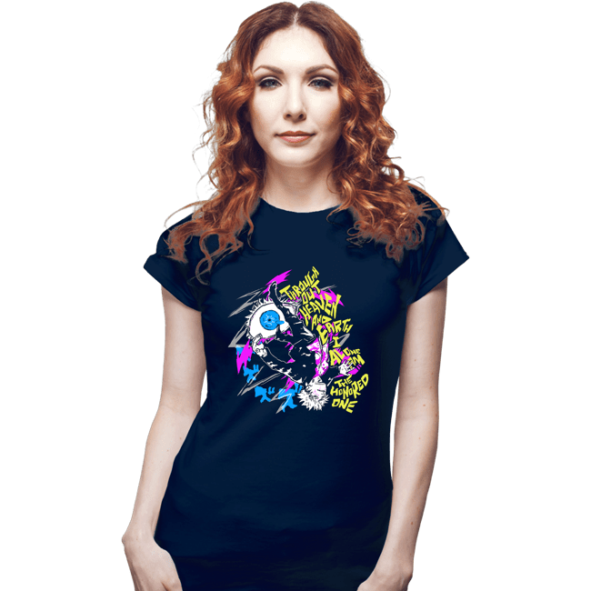 Daily_Deal_Shirts Fitted Shirts, Woman / Small / Navy Honored One