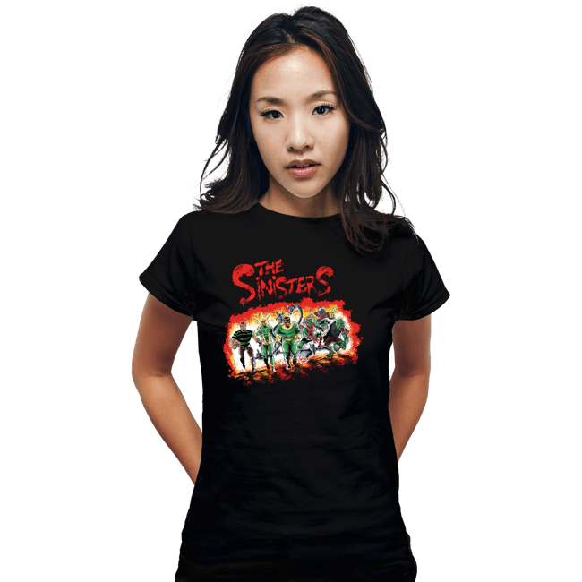 Daily_Deal_Shirts Fitted Shirts, Woman / Small / Black The Sinisters