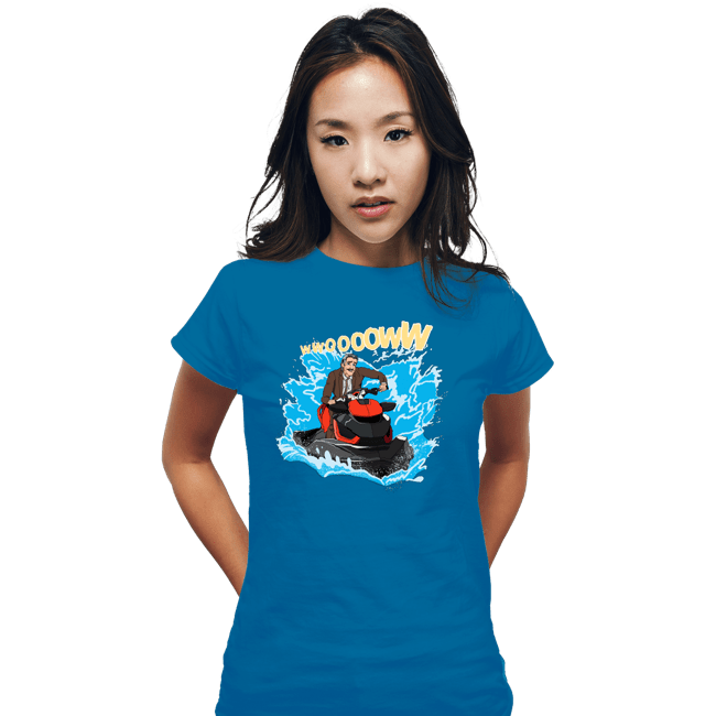 Secret_Shirts Fitted Shirts, Woman / Small / Sapphire The Little Jet Ski