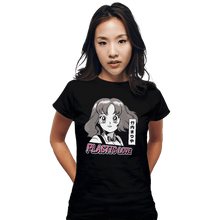 Load image into Gallery viewer, Shirts Fitted Shirts, Woman / Small / Black Plastic Love Manga
