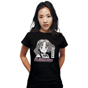 Shirts Fitted Shirts, Woman / Small / Black Plastic Love Manga