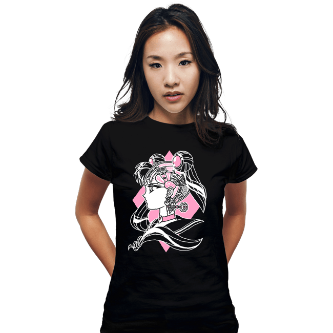 Shirts Fitted Shirts, Woman / Small / Black Magical Lock and Time Key II