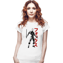 Load image into Gallery viewer, Shirts Fitted Shirts, Woman / Small / White The Gray Fox
