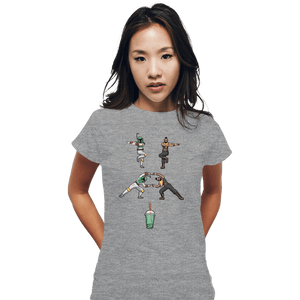Daily_Deal_Shirts Fitted Shirts, Woman / Small / Sports Grey Boba T