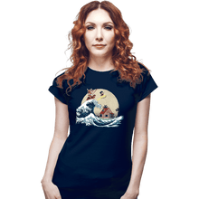 Load image into Gallery viewer, Shirts Fitted Shirts, Woman / Small / Navy The Great Adventure
