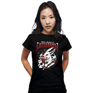 Secret_Shirts Fitted Shirts, Woman / Small / Black Killer Rabbit Metal