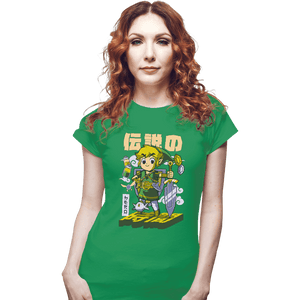 Daily_Deal_Shirts Fitted Shirts, Woman / Small / Irish Green Lil' Legend
