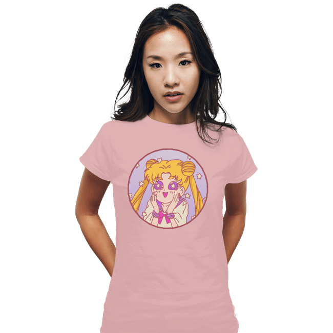 Secret_Shirts Fitted Shirts, Woman / Small / Azalea Pastel Moon