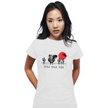 Load image into Gallery viewer, Shirts Fitted Shirts, Woman / Small / White Wild Wild Web
