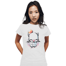 Load image into Gallery viewer, Shirts Fitted Shirts, Woman / Small / White Kupo!
