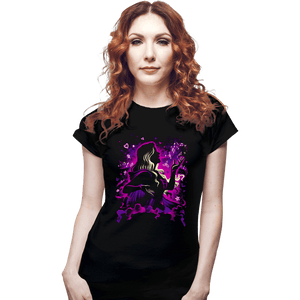Daily_Deal_Shirts Fitted Shirts, Woman / Small / Black Love Witch