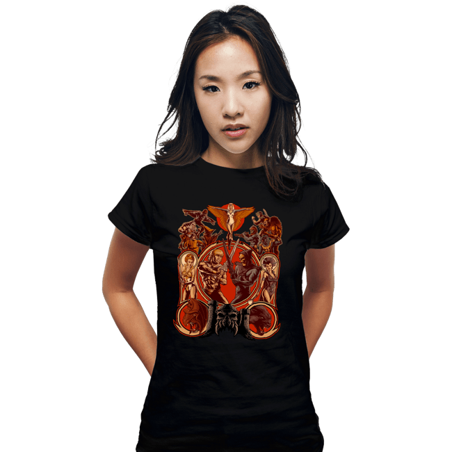 Shirts Fitted Shirts, Woman / Small / Black Battle Of Grayskull