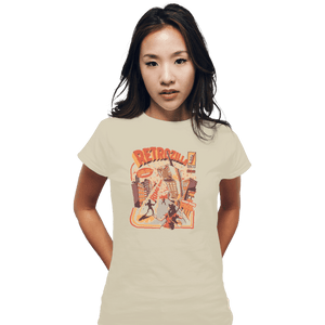 Shirts Fitted Shirts, Woman / Small / White Retro Phonezilla